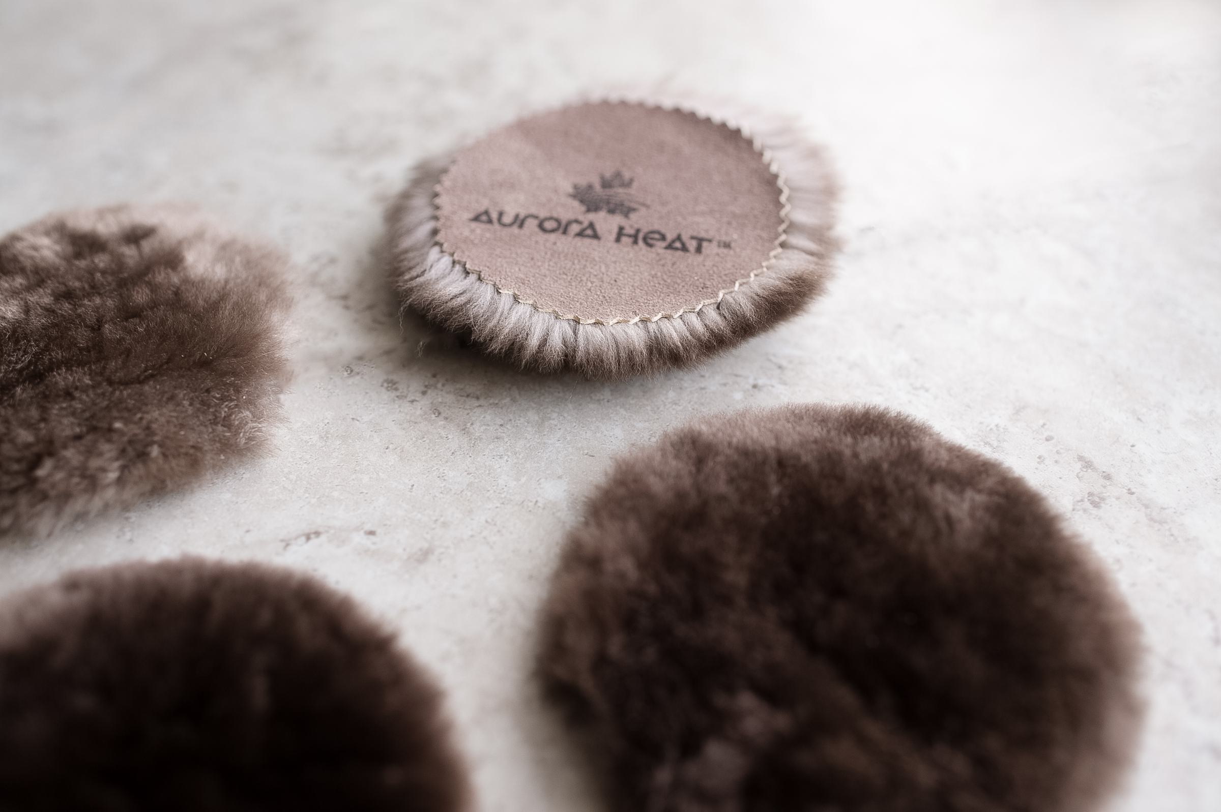 Natural Reusable Kids Fur Hand and Foot Canadian Warmers