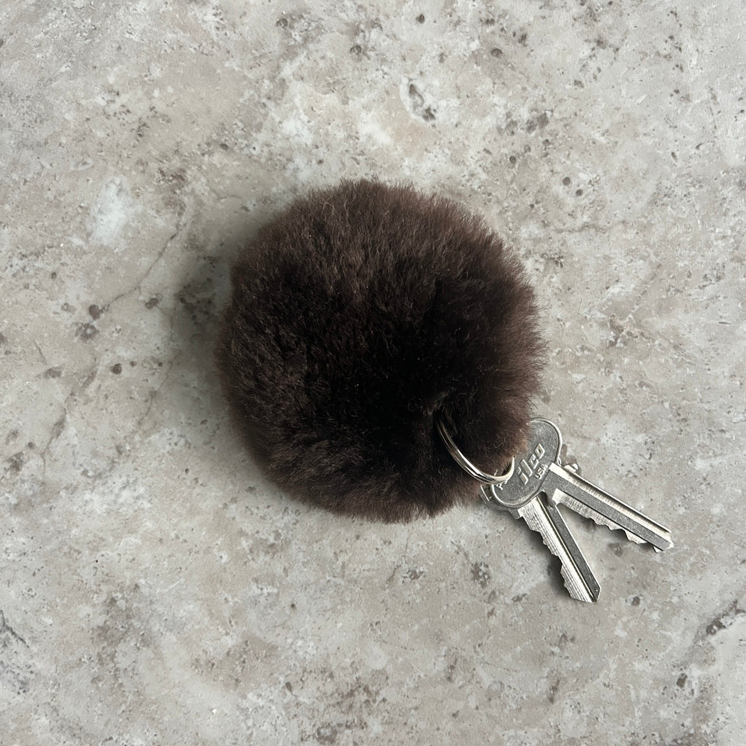 Sensory Beaver Fur Keychain
