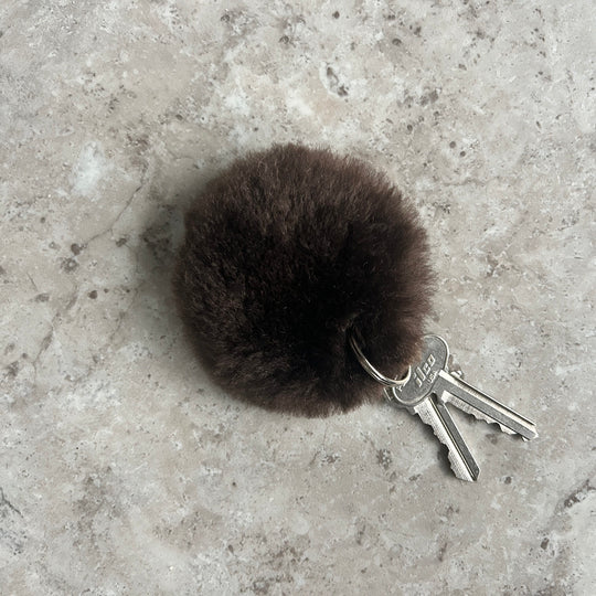 Sensory Beaver Fur Keychain