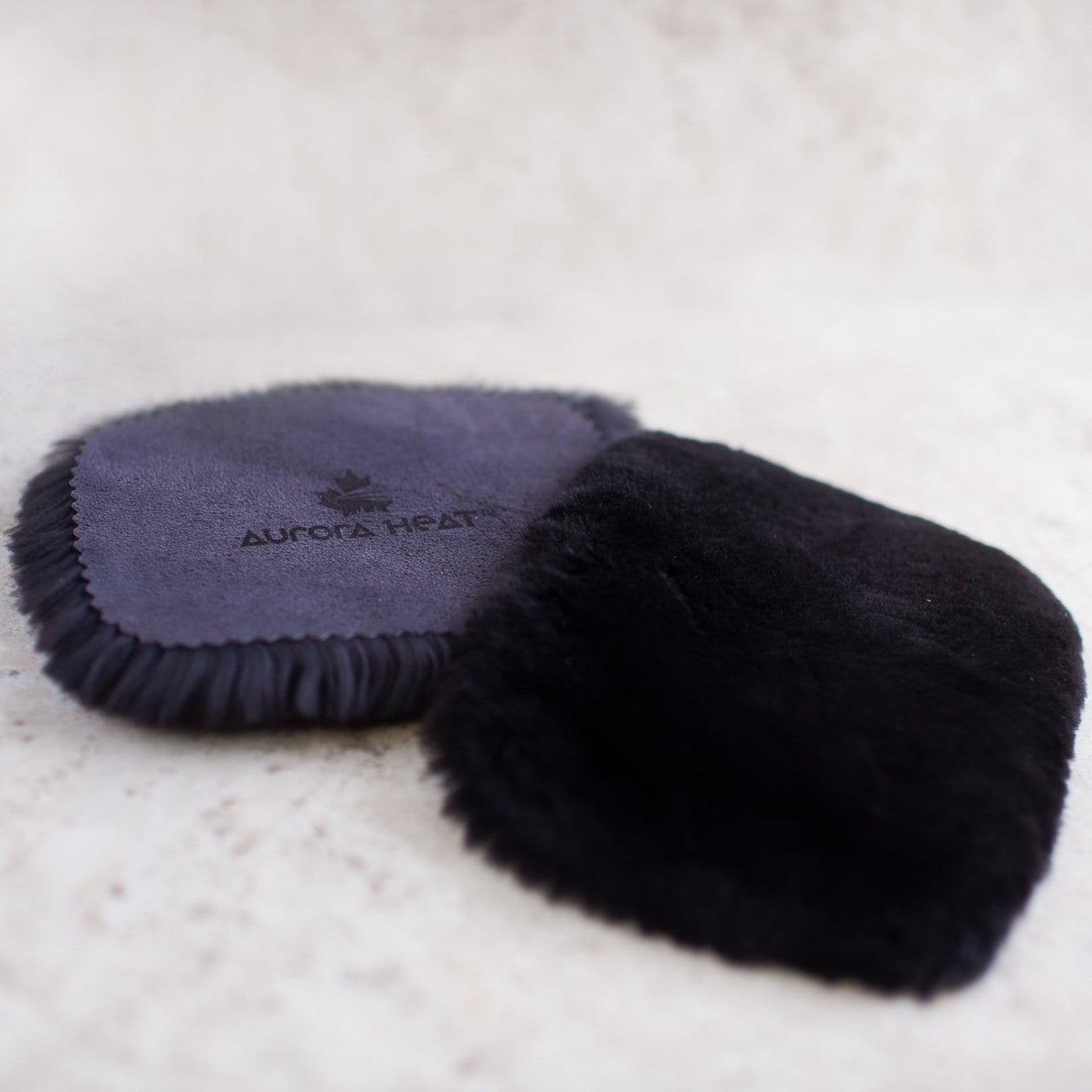 Natural and Reusable Black Fur Canadian Hand Warmers