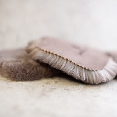 Natural and Reusable Fur Canadian Hand Warmers Side View